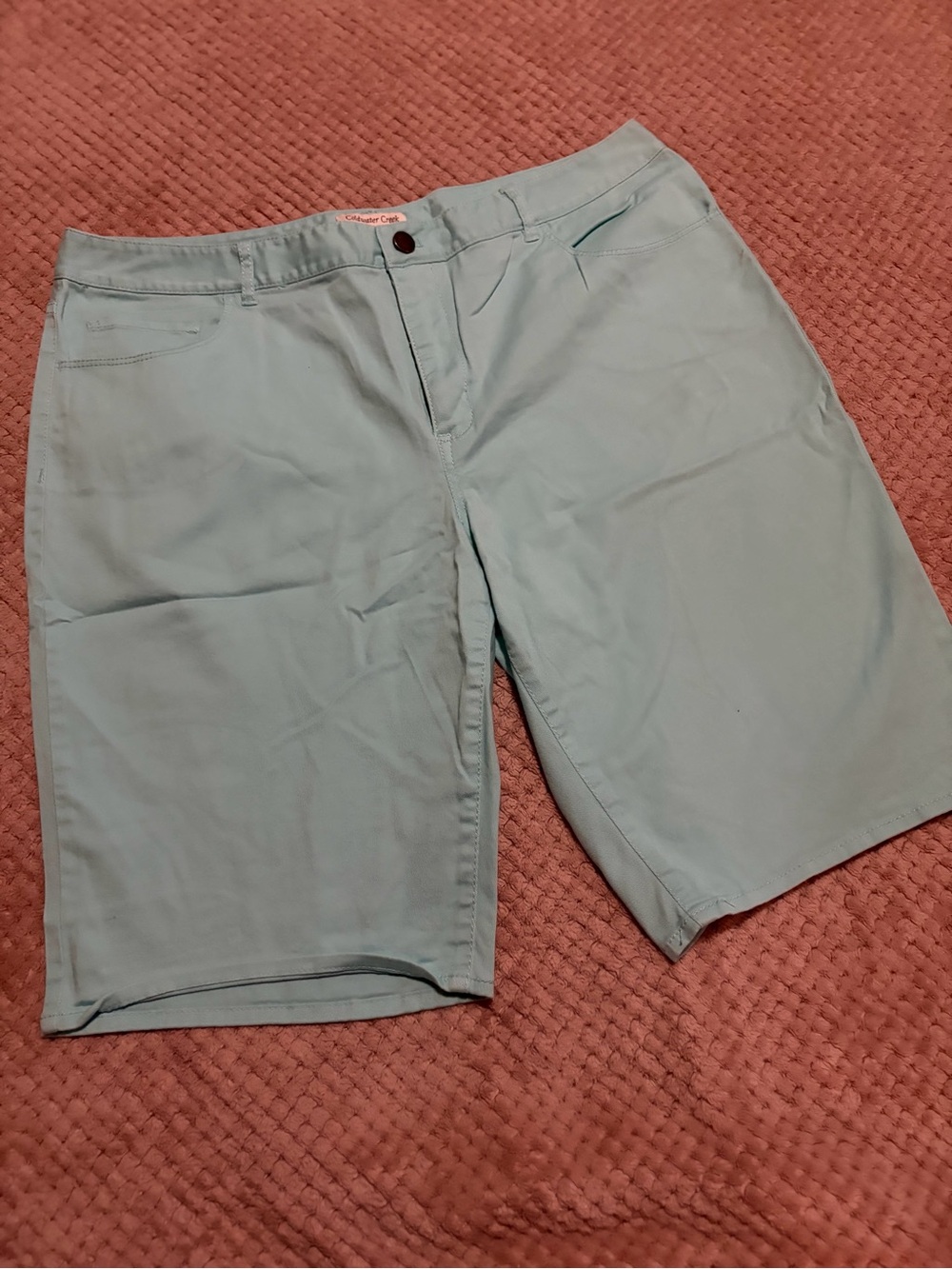 Coldwater Creek Women's Light Mint Bermuda Shorts